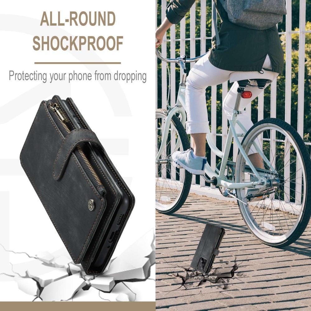 Zipper Plånboksfodral Samsung Galaxy A33 Svart
