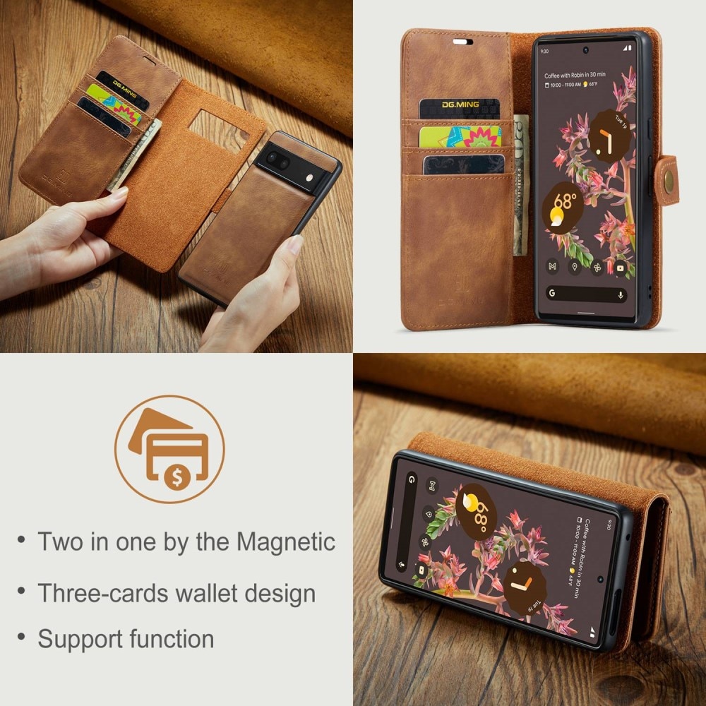 Magnet Wallet Google Pixel 7 Cognac