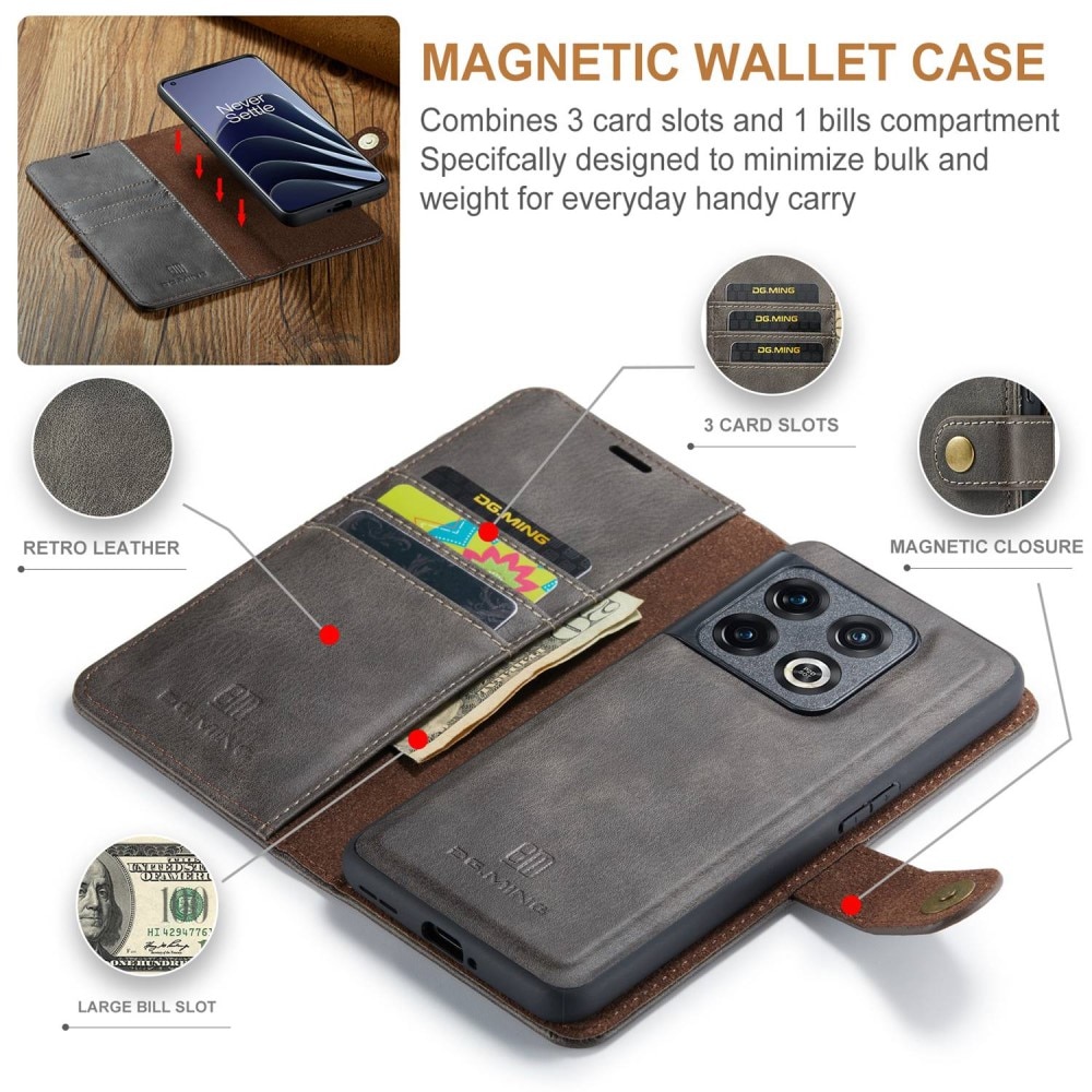 Magnet Wallet OnePlus 10 Pro Brown