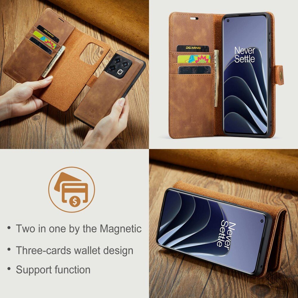 Magnet Wallet OnePlus 10 Pro Cognac