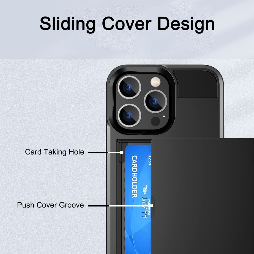 Skal Kortfack iPhone 14 Pro Max Svart