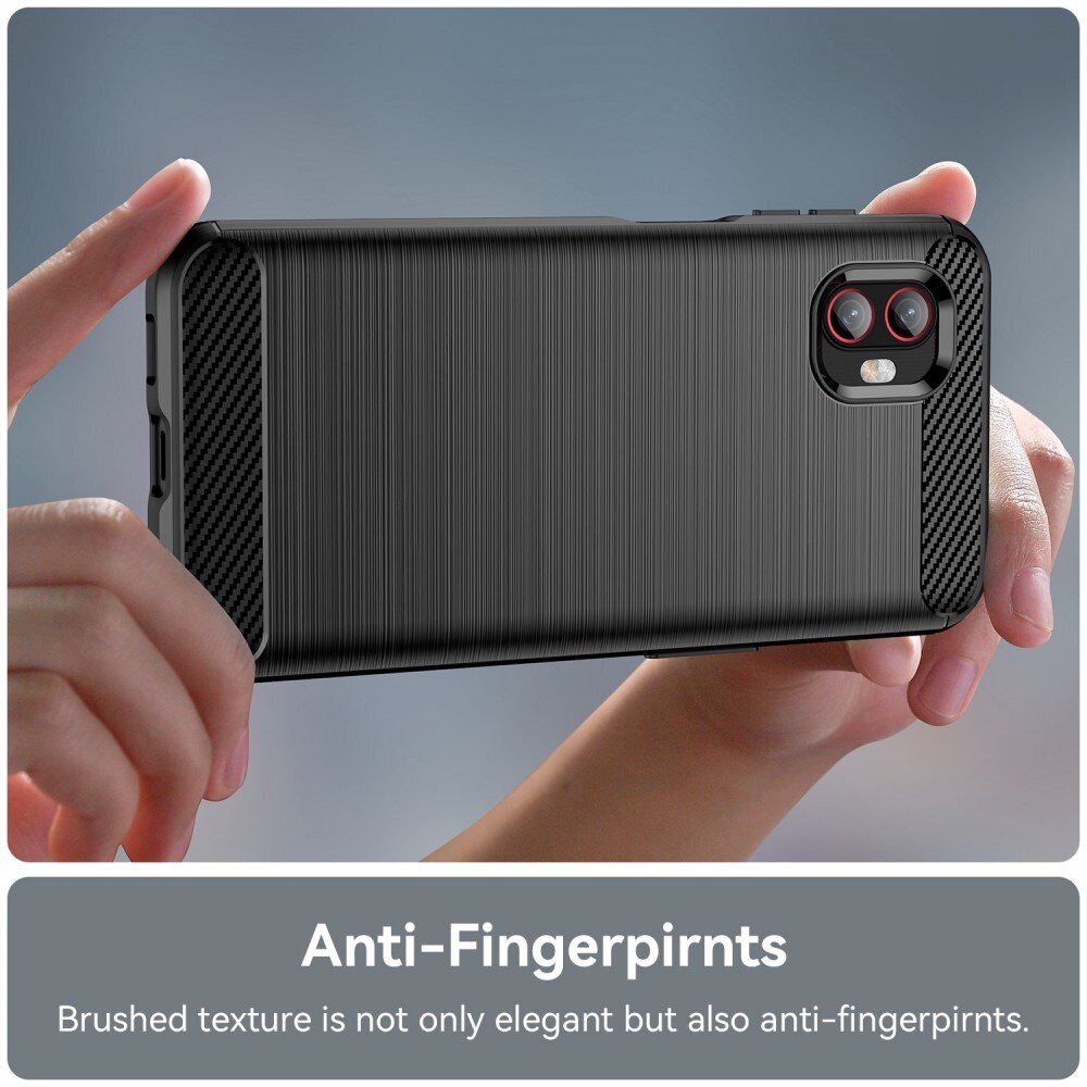 Samsung Galaxy Xcover 6 Pro Skal TPU Brushed Svart