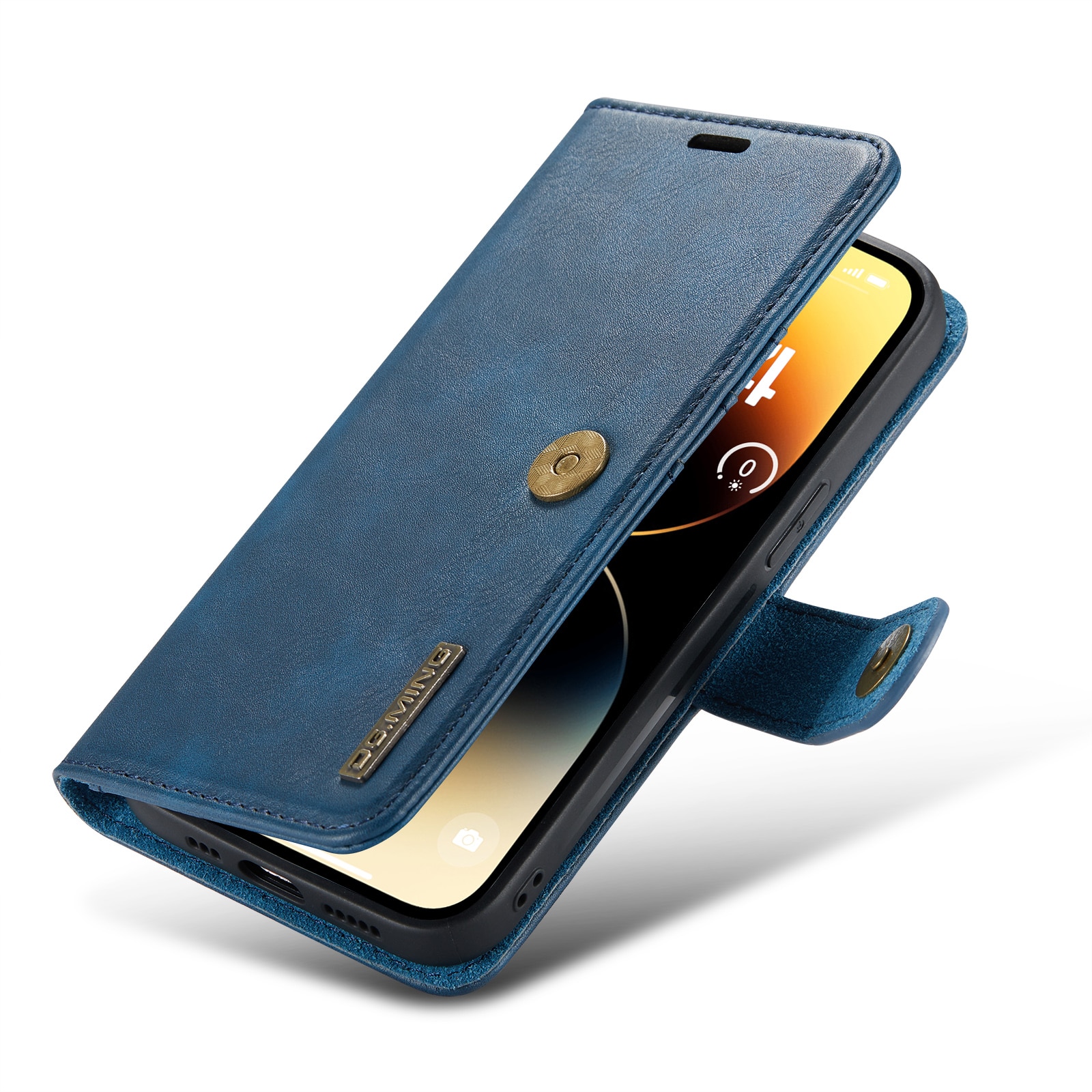 Magnet Wallet iPhone 14 Pro Max Blue