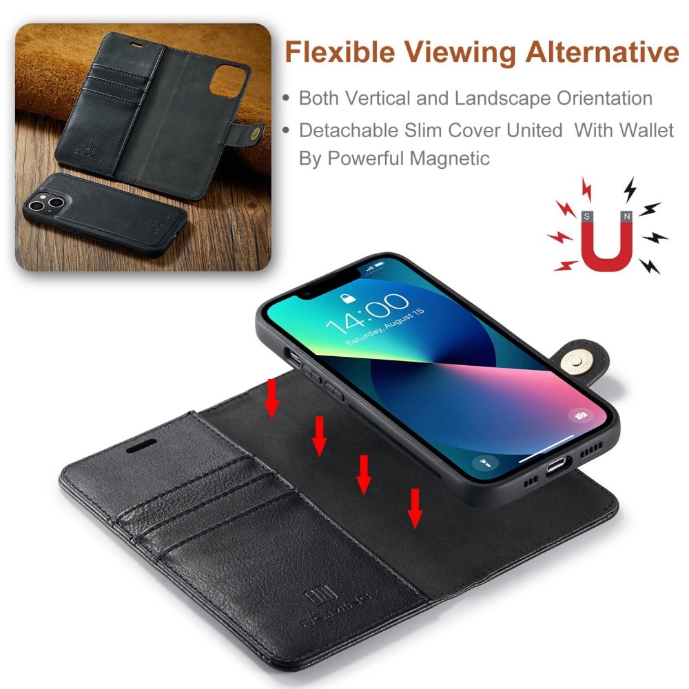 Magnet Wallet iPhone 14 Black