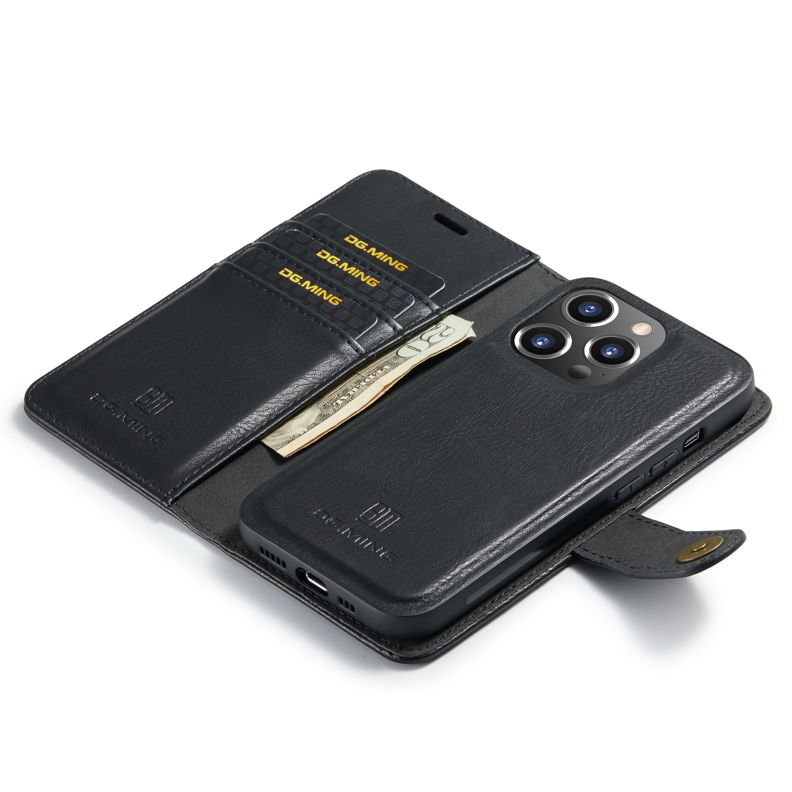 Magnet Wallet iPhone 14 Pro Max Black