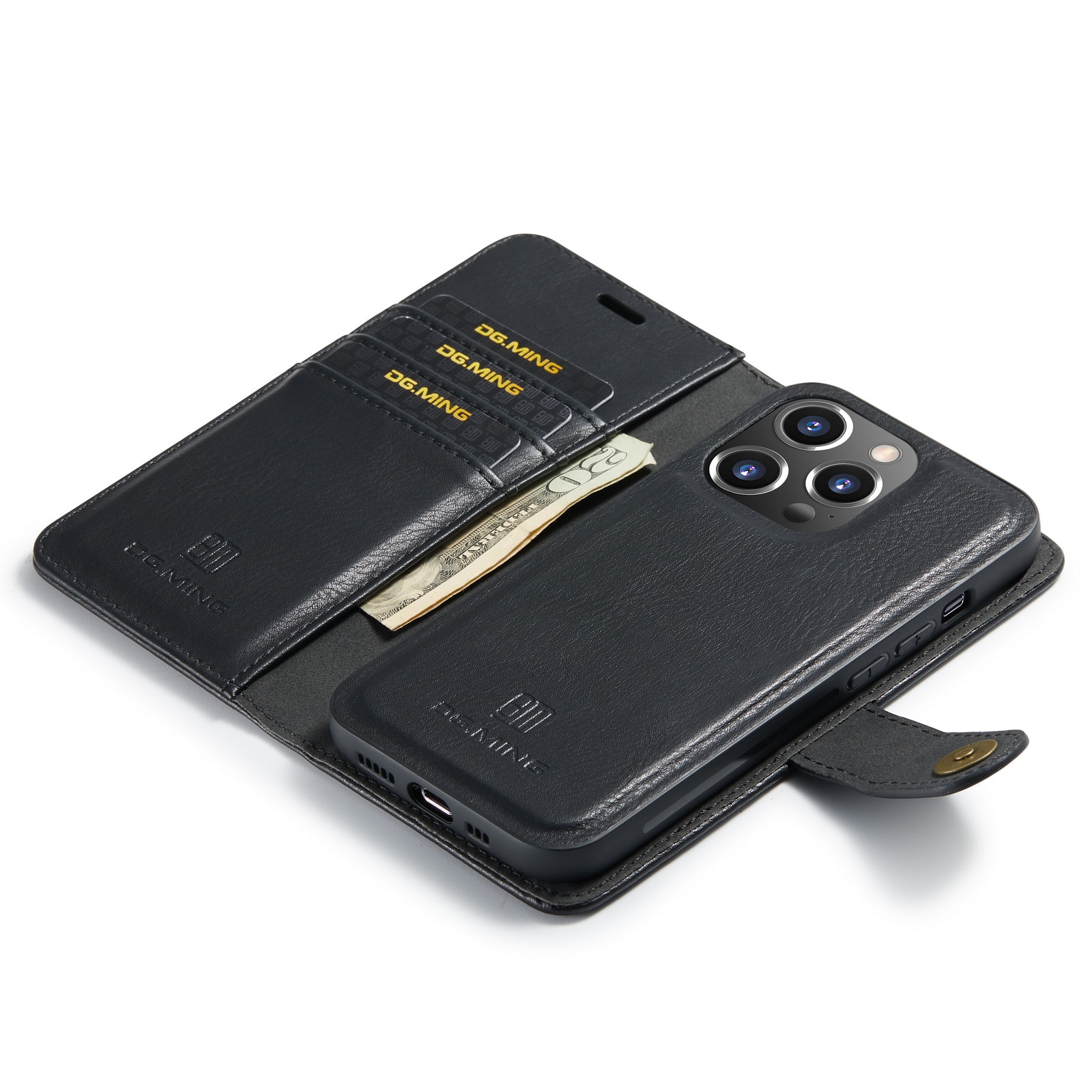 Magnet Wallet iPhone 14 Pro Black