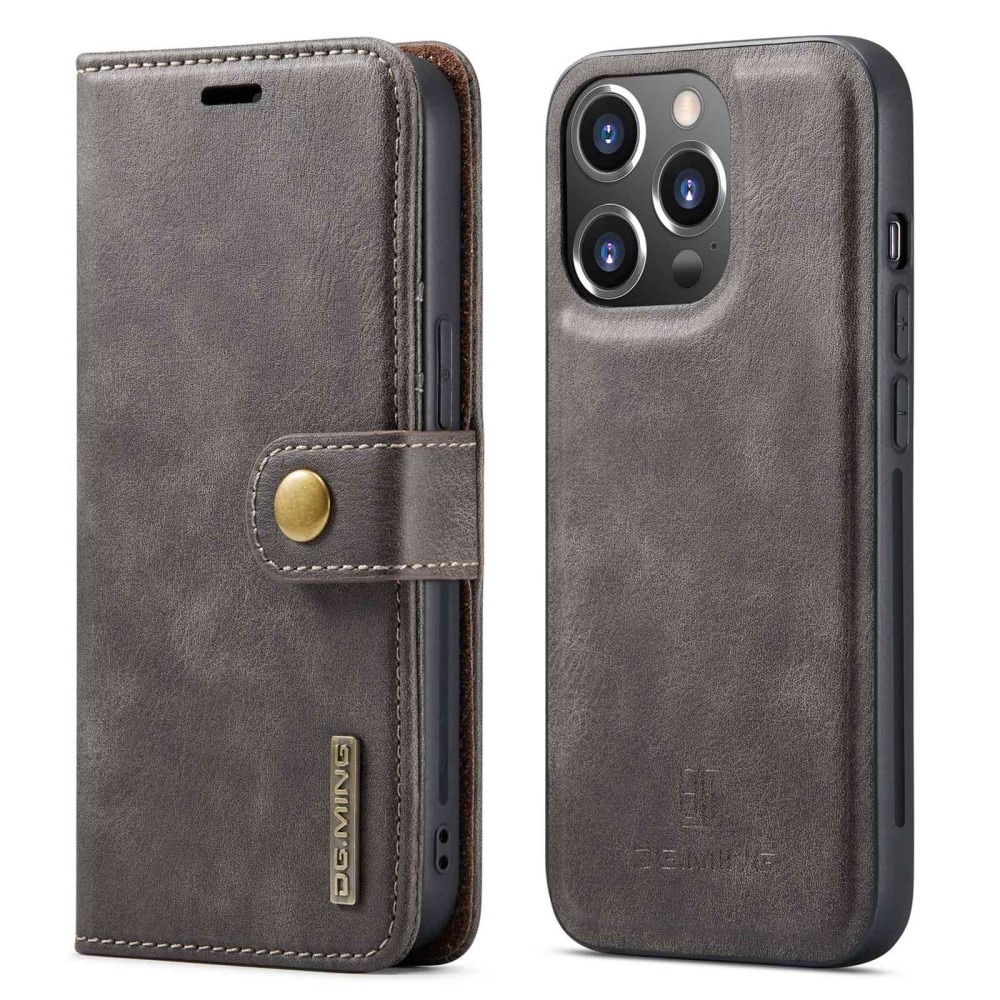 Magnet Wallet iPhone 14 Pro Brown