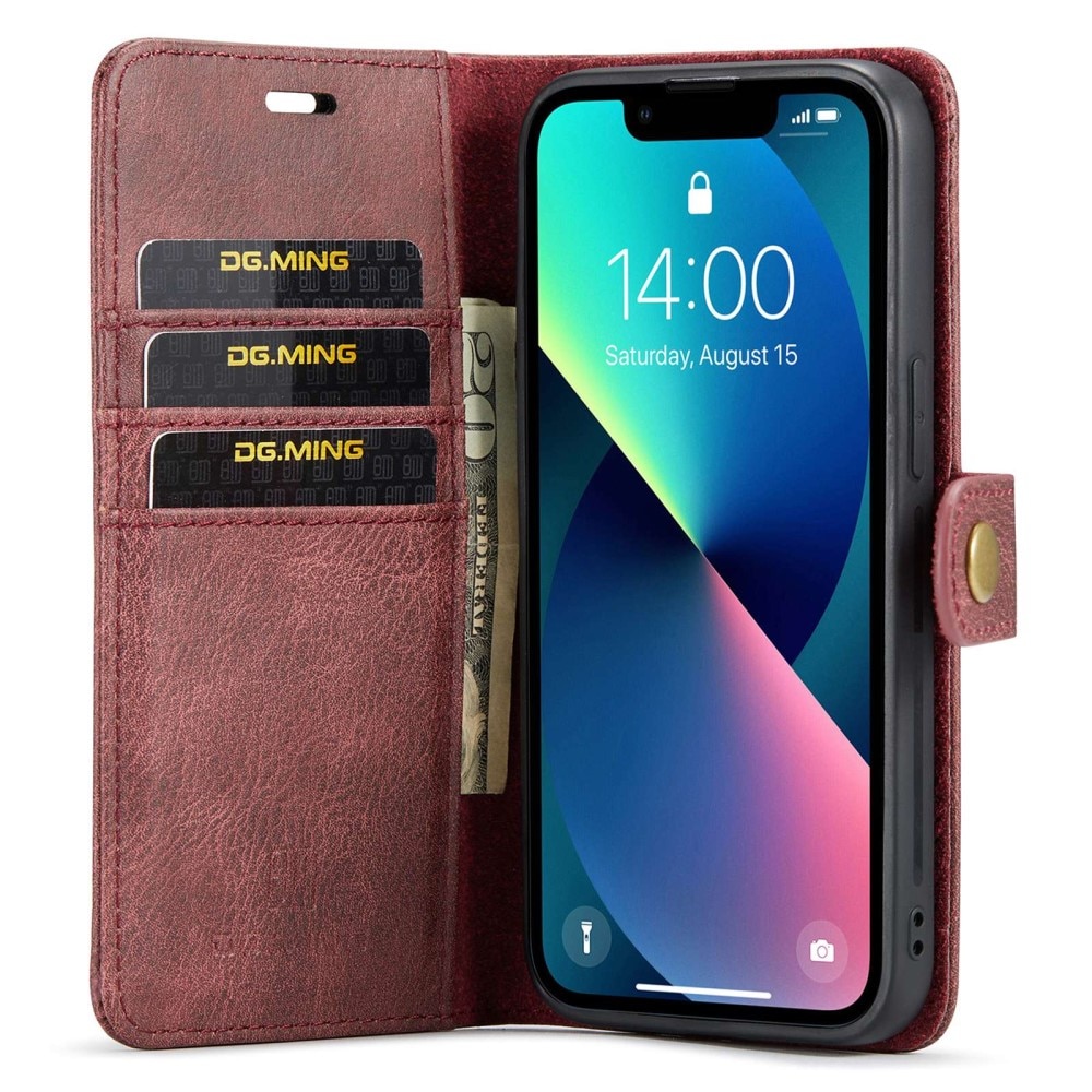 Magnet Wallet Apple iPhone 14 Plus Röd