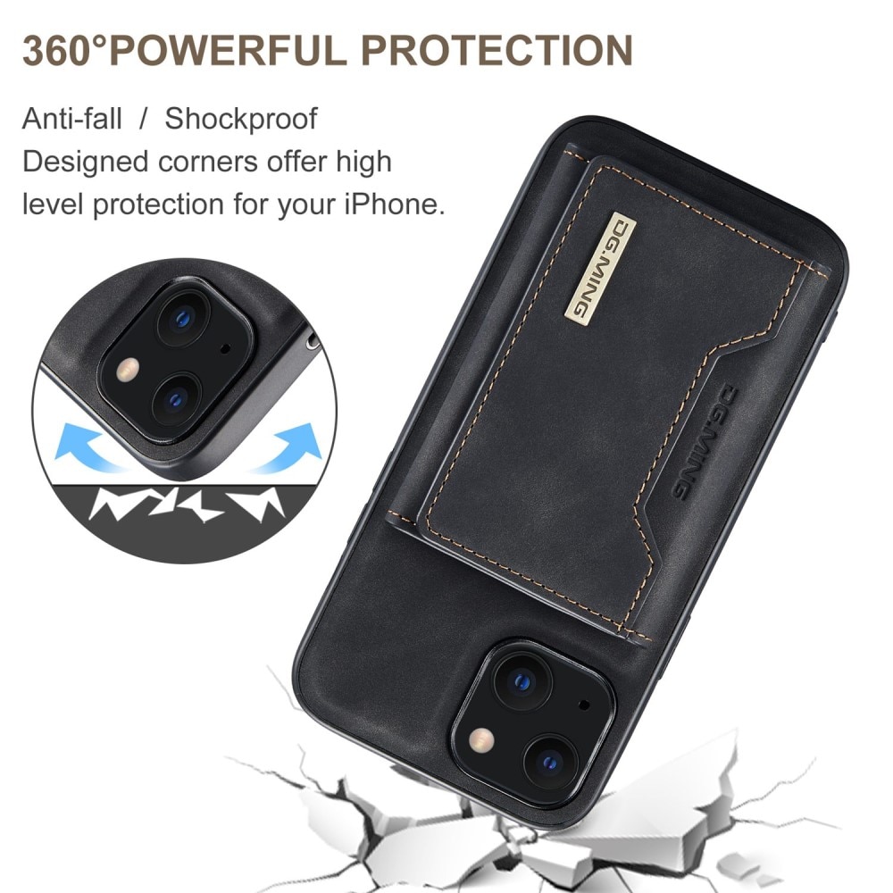 Magnetic Card Slot Case iPhone 14 Plus Svart