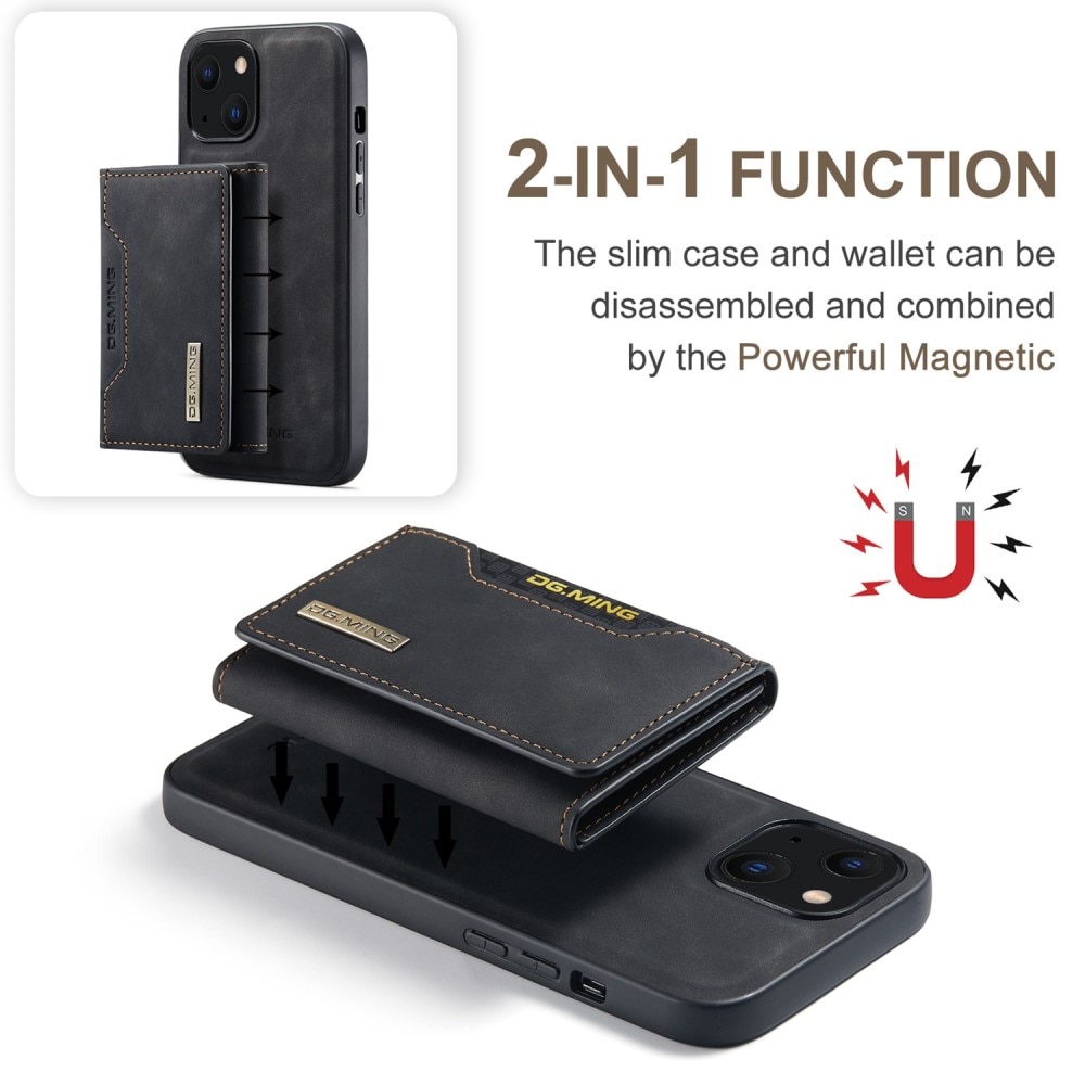 Magnetic Card Slot Case iPhone 14 Plus Black