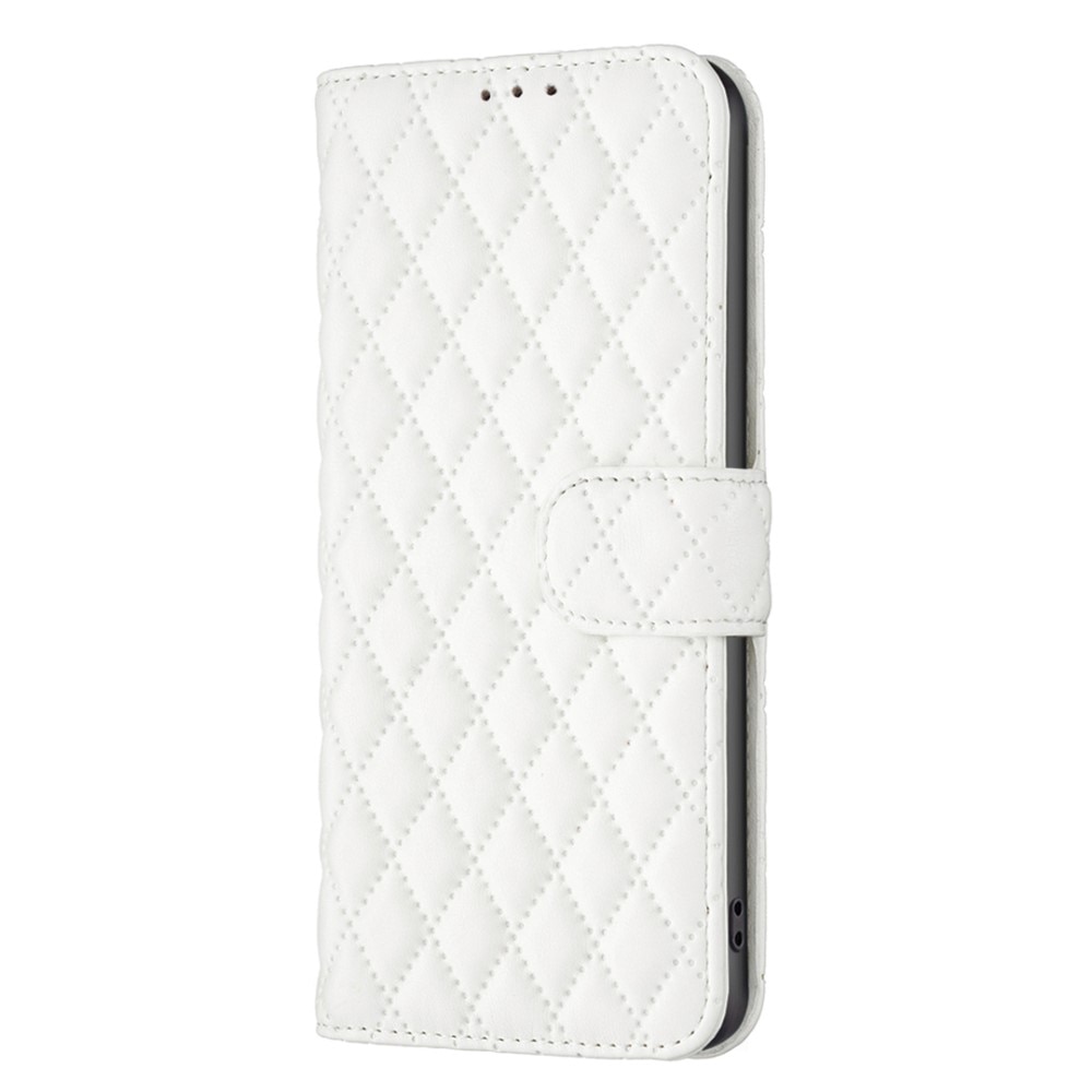 Plånboksfodral iPhone 14 Quilted vit