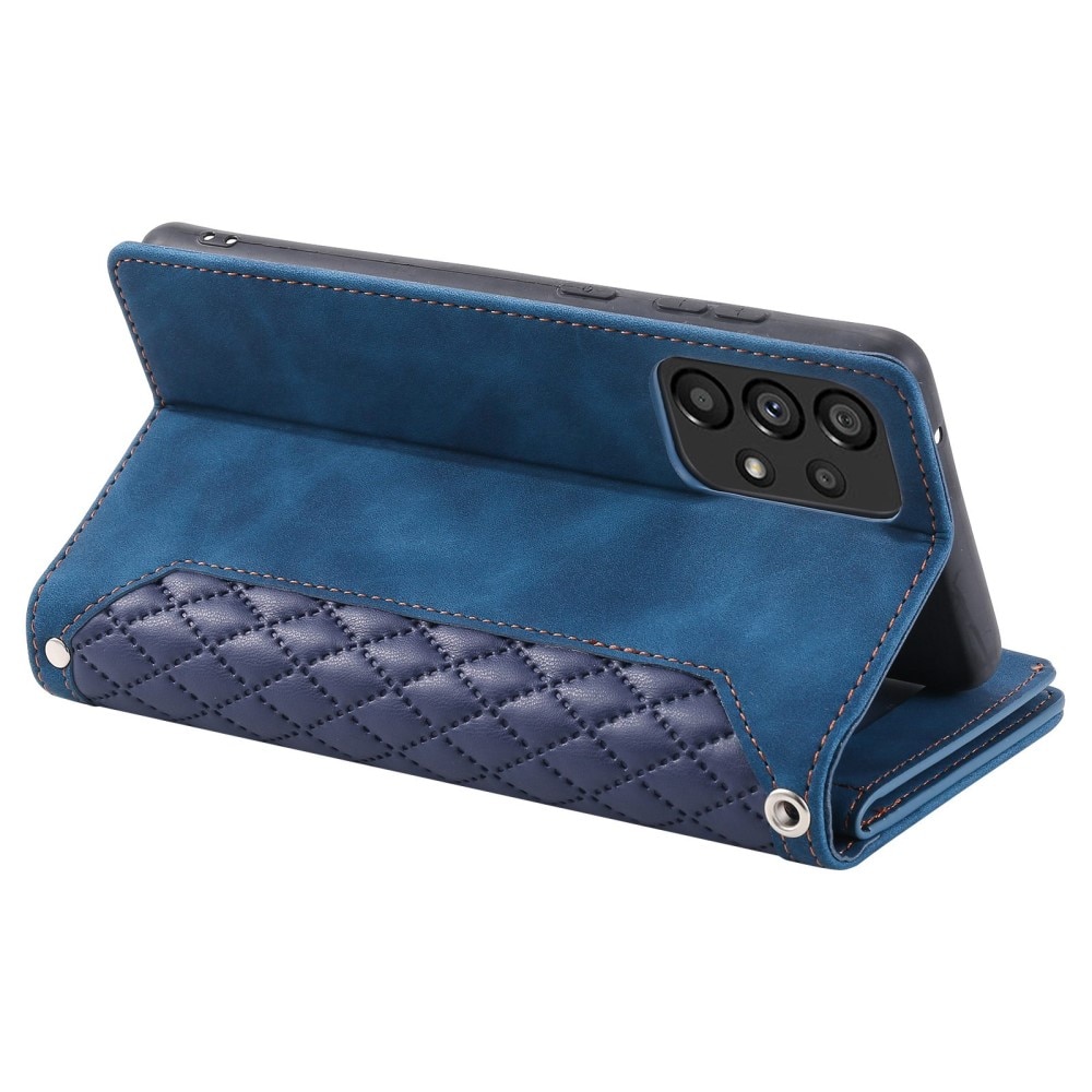 Plånboksväska Samsung Galaxy A53 Quilted Blå