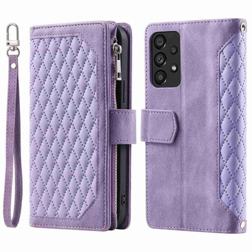 Plånboksväska Samsung Galaxy A53 Quilted Lila