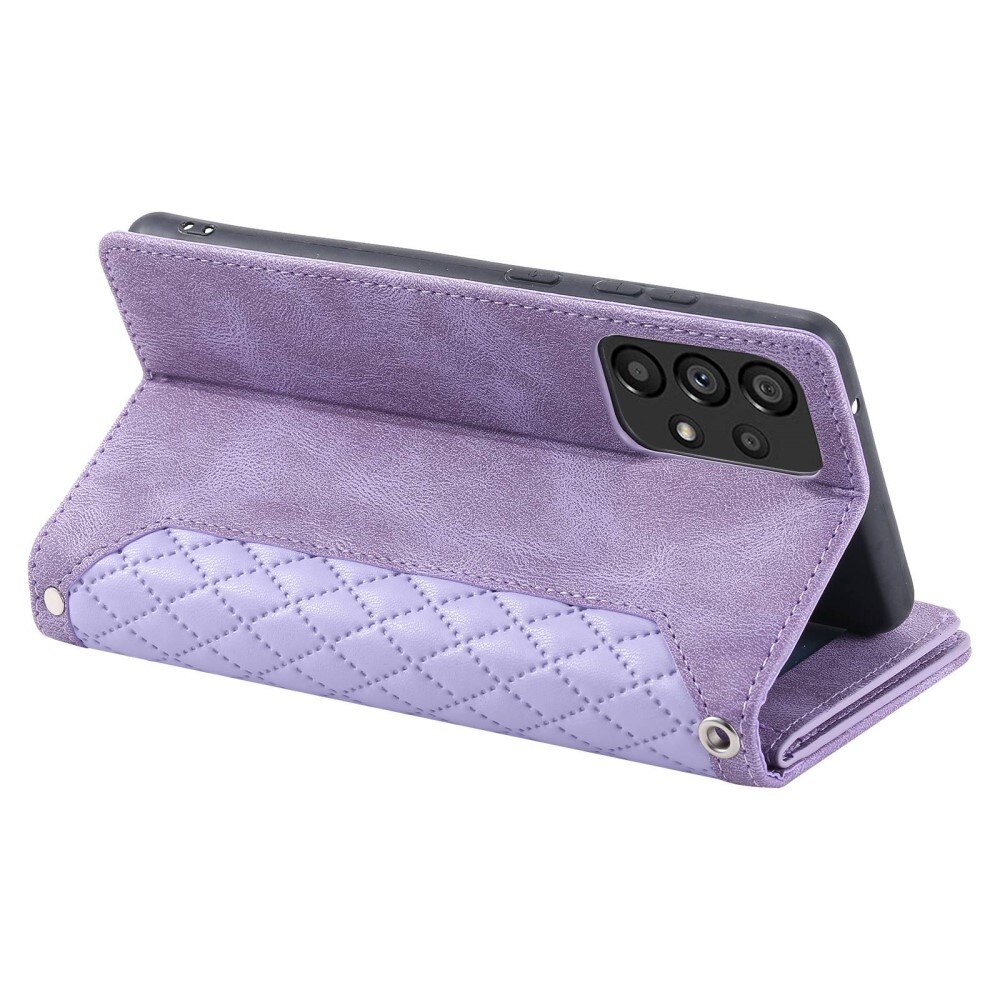 Plånboksväska Samsung Galaxy A53 Quilted Lila
