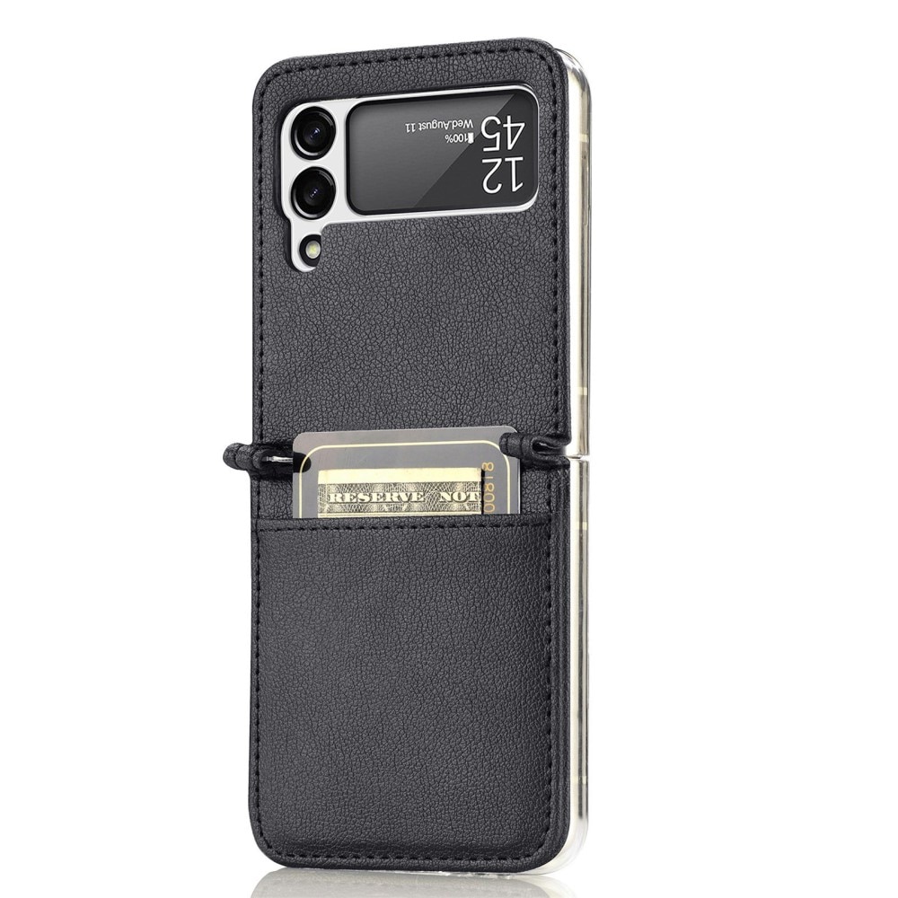 Slim Card Wallet Samsung Galaxy Z Flip 4 svart