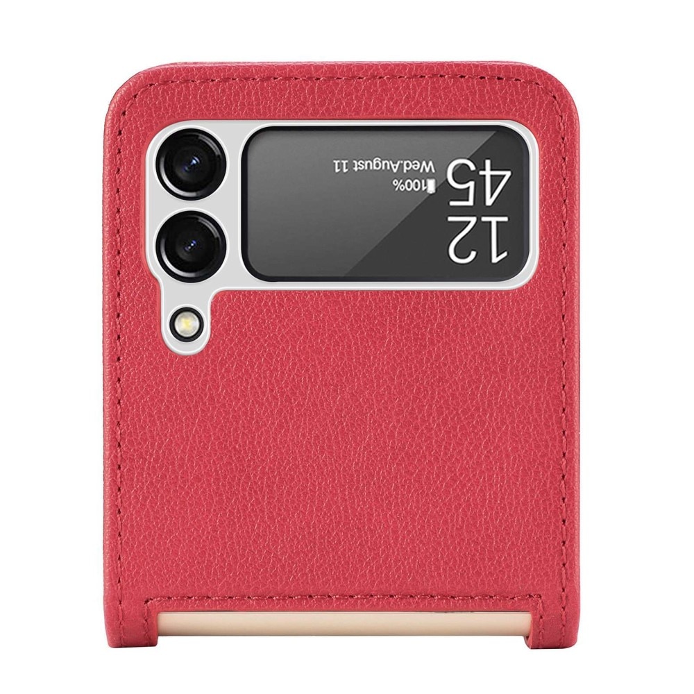 Slim Card Wallet Samsung Galaxy Z Flip 4 röd