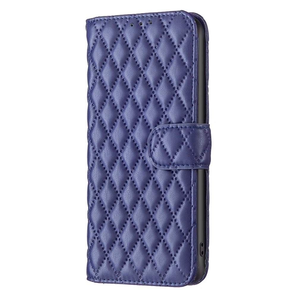 Plånboksfodral iPhone 12/12 Pro Quilted blå