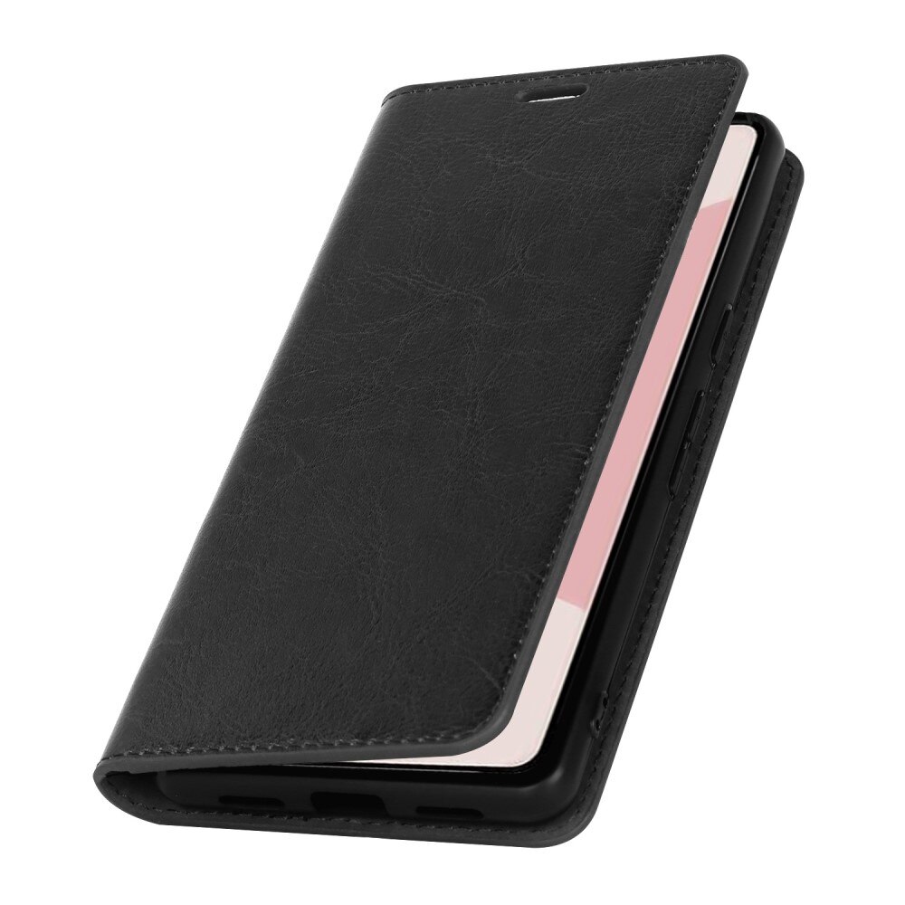 Mobilfodral Äkta Läder Google Pixel 7 Svart