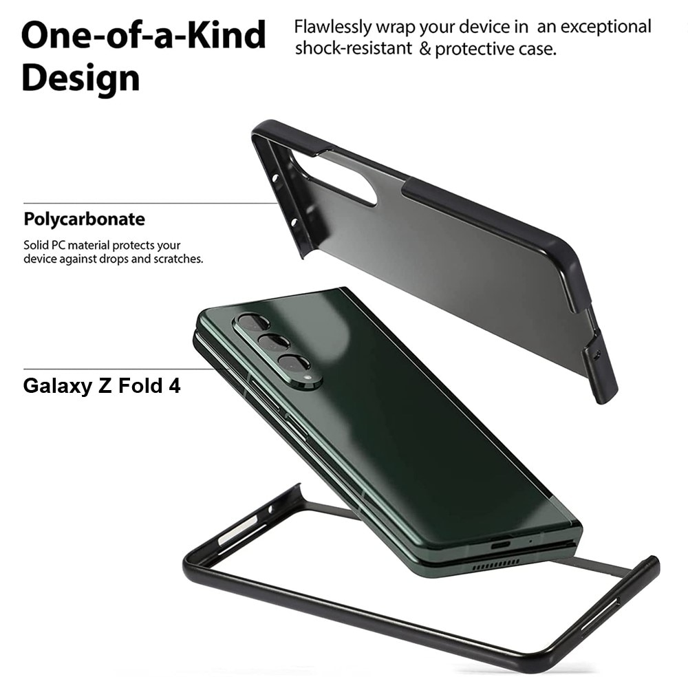 Hårdskal Gummerat Samsung Galaxy Z Fold 4 svart