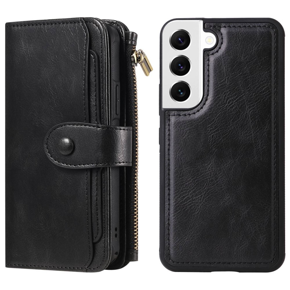 Magnet Leather Multi-Wallet Samsung Galaxy S22 svart