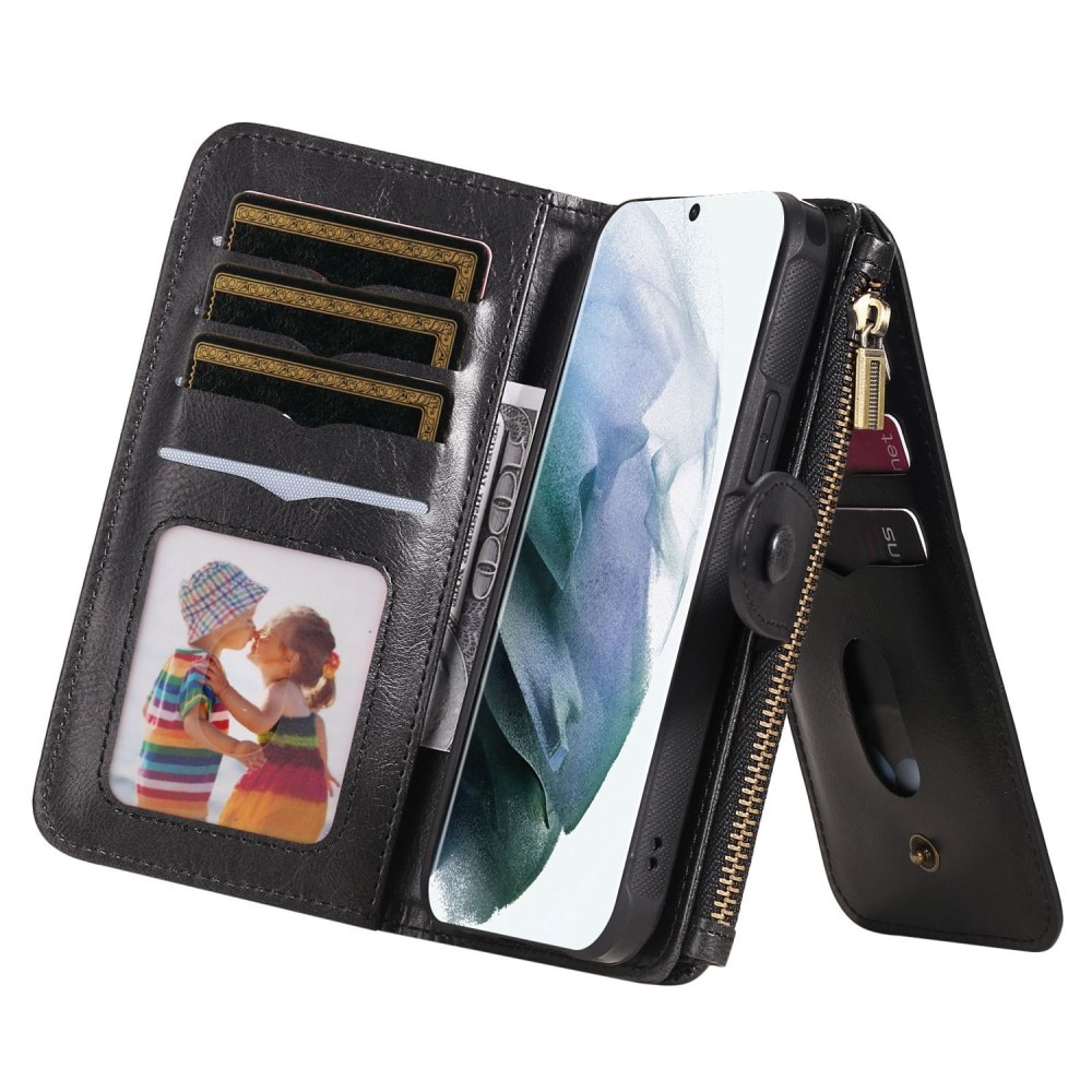 Magnet Leather Multi-Wallet Samsung Galaxy S22 Ultra svart