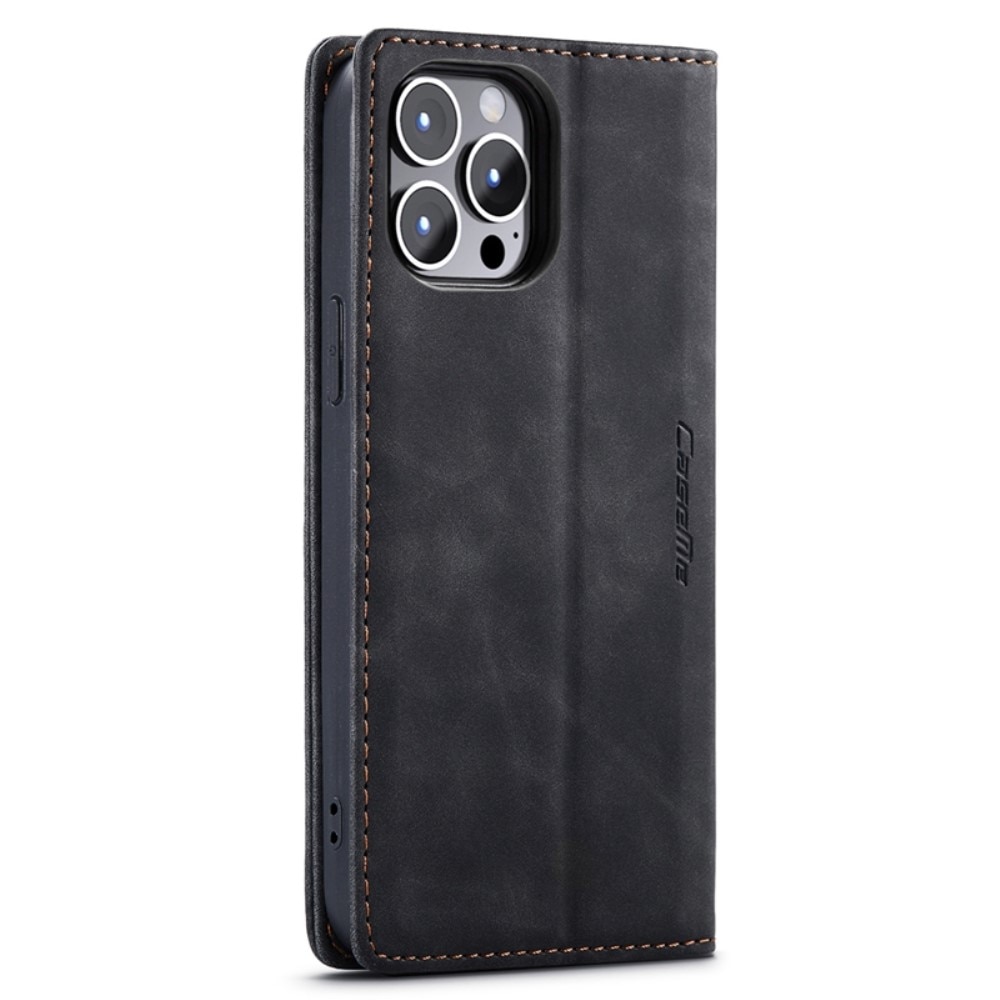 Slim Plånboksfodral iPhone 14 Pro Max Svart