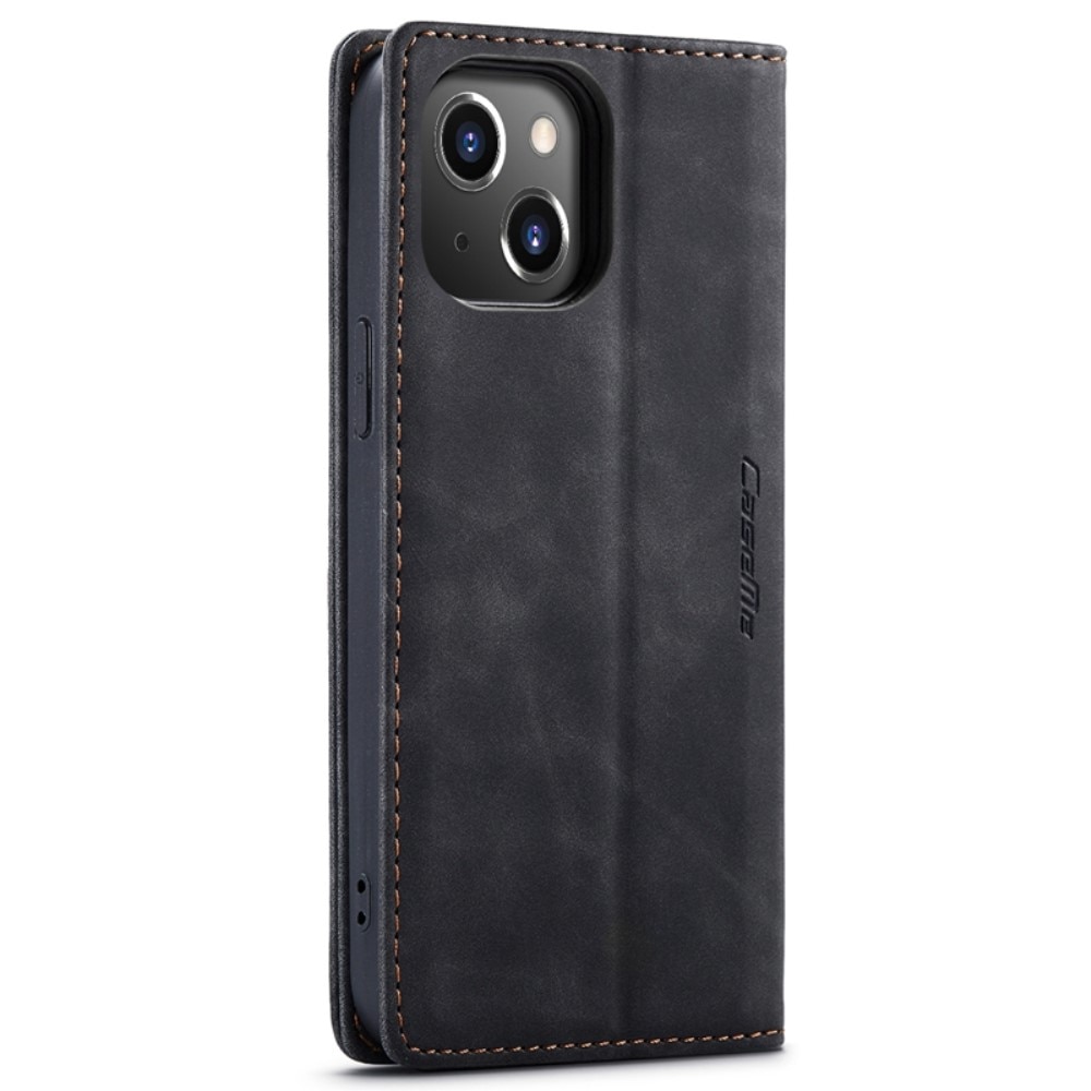 Slim Plånboksfodral iPhone 14 Plus Svart