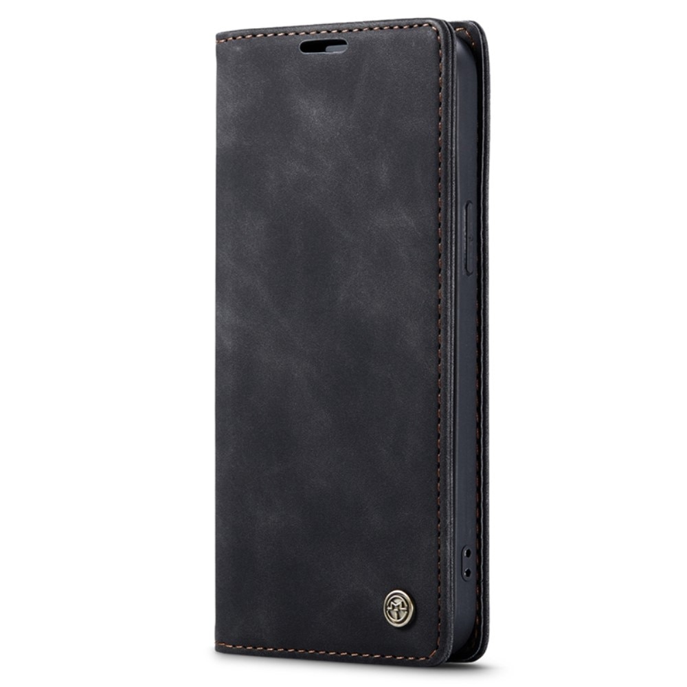 Slim Plånboksfodral iPhone 14 Svart