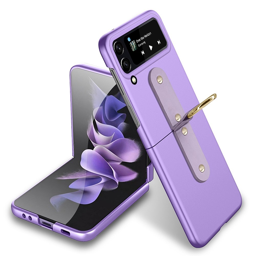 Samsung Galaxy Z Flip 4 skal med ringhållare lila