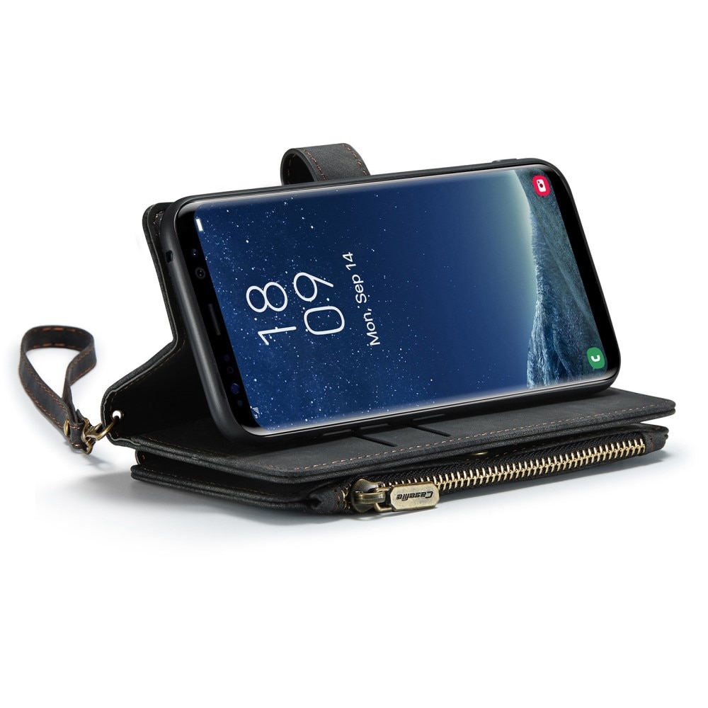 Zipper Plånboksfodral Samsung Galaxy S22 svart