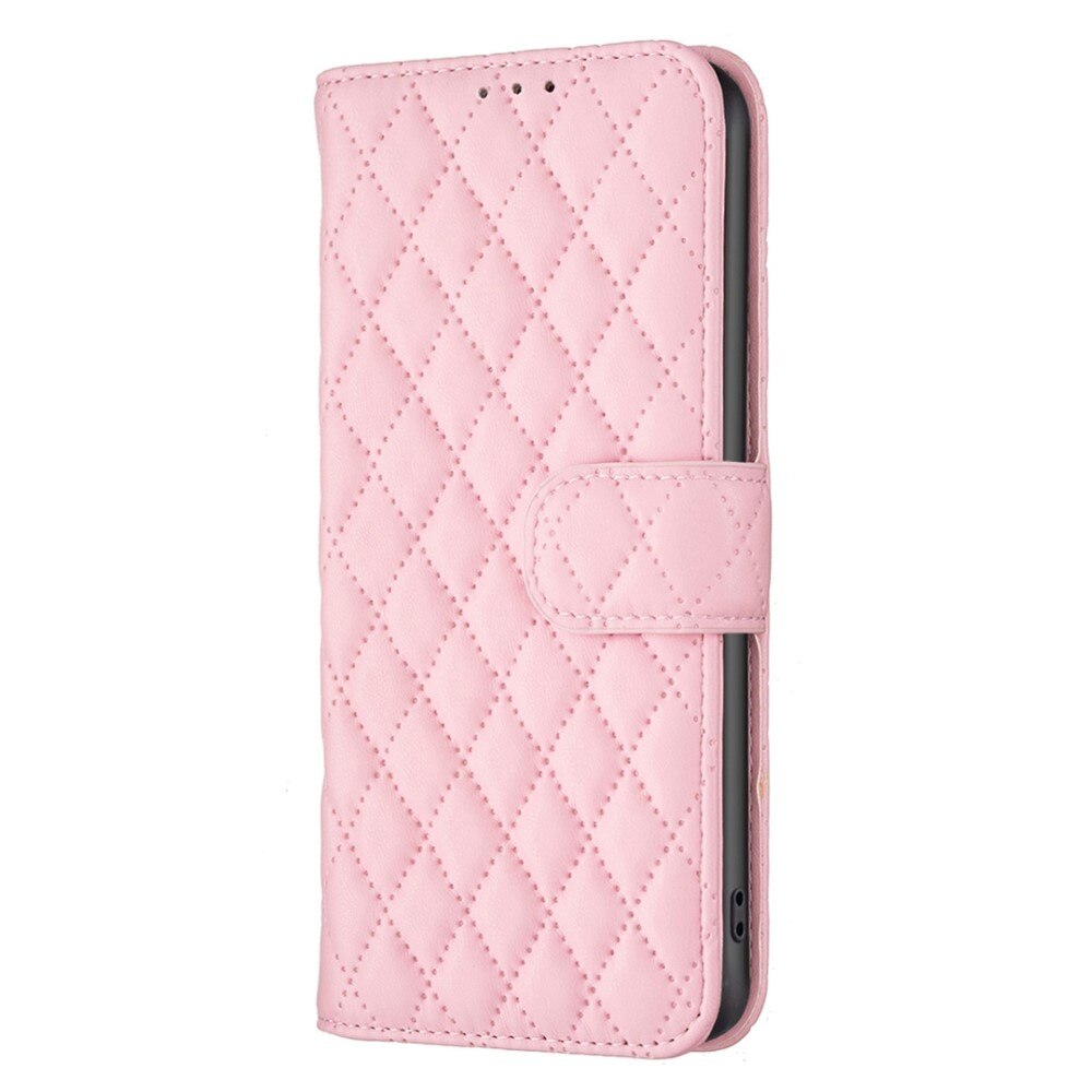 Plånboksfodral Nothing Phone 1 Quilted rosa