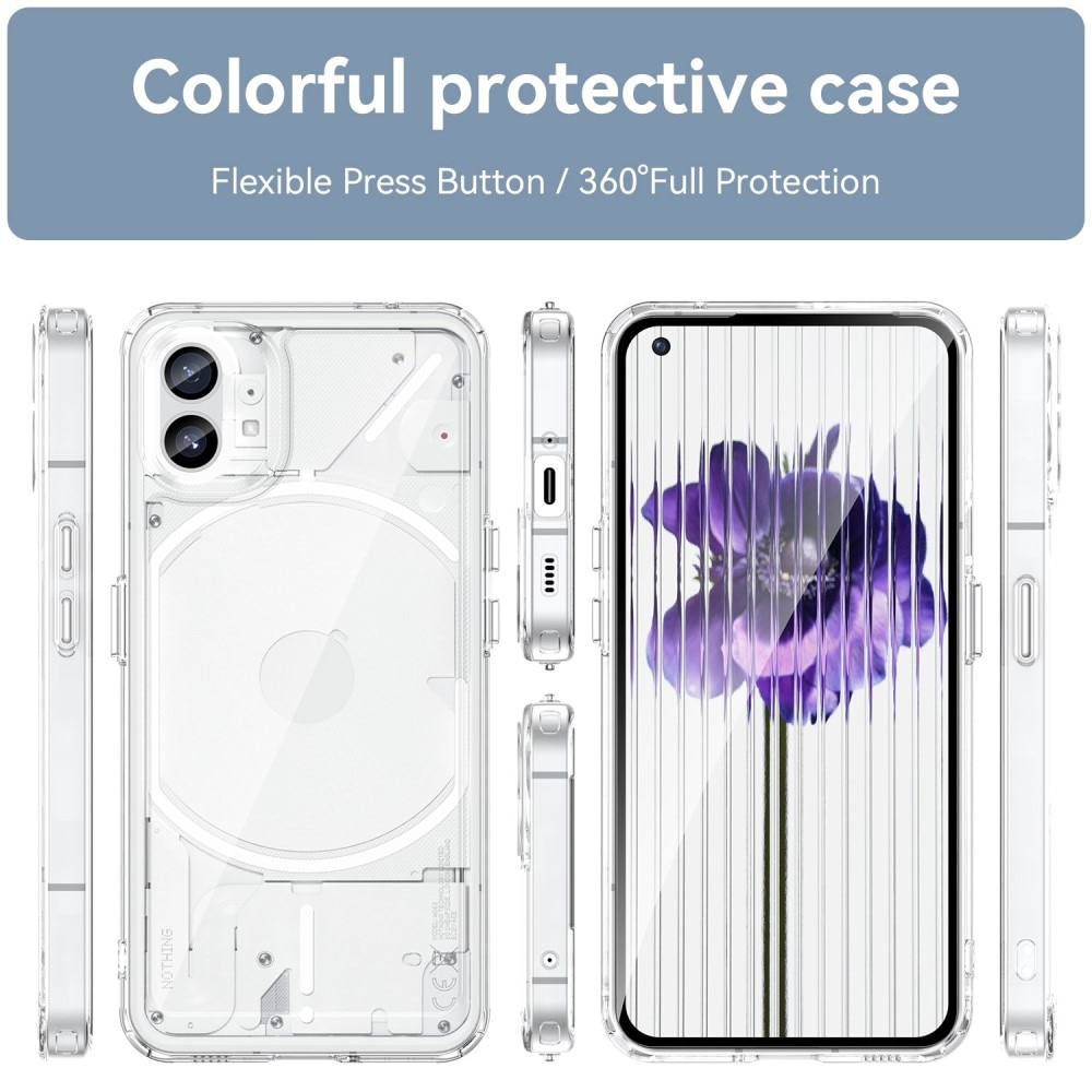 Crystal Hybrid Case Nothing Phone 1 Transparent