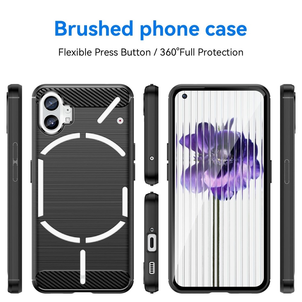 Nothing Phone 1 Skal TPU Brushed Svart
