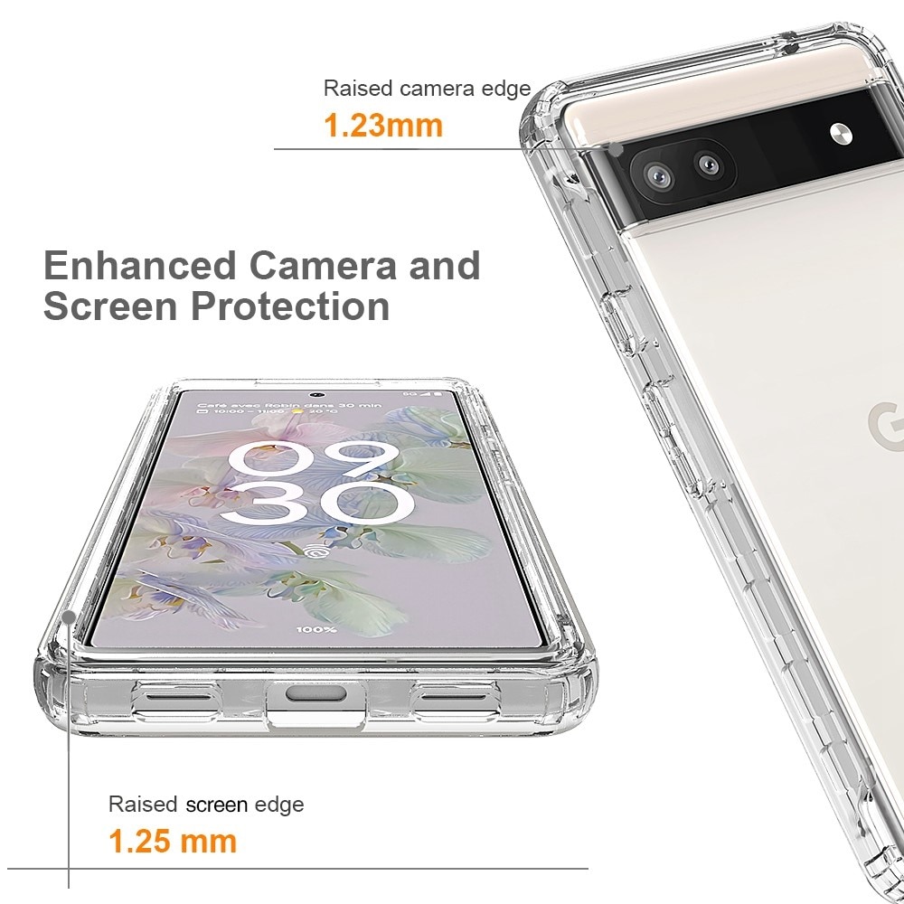 Full Cover Skal Google Pixel 6a transparent