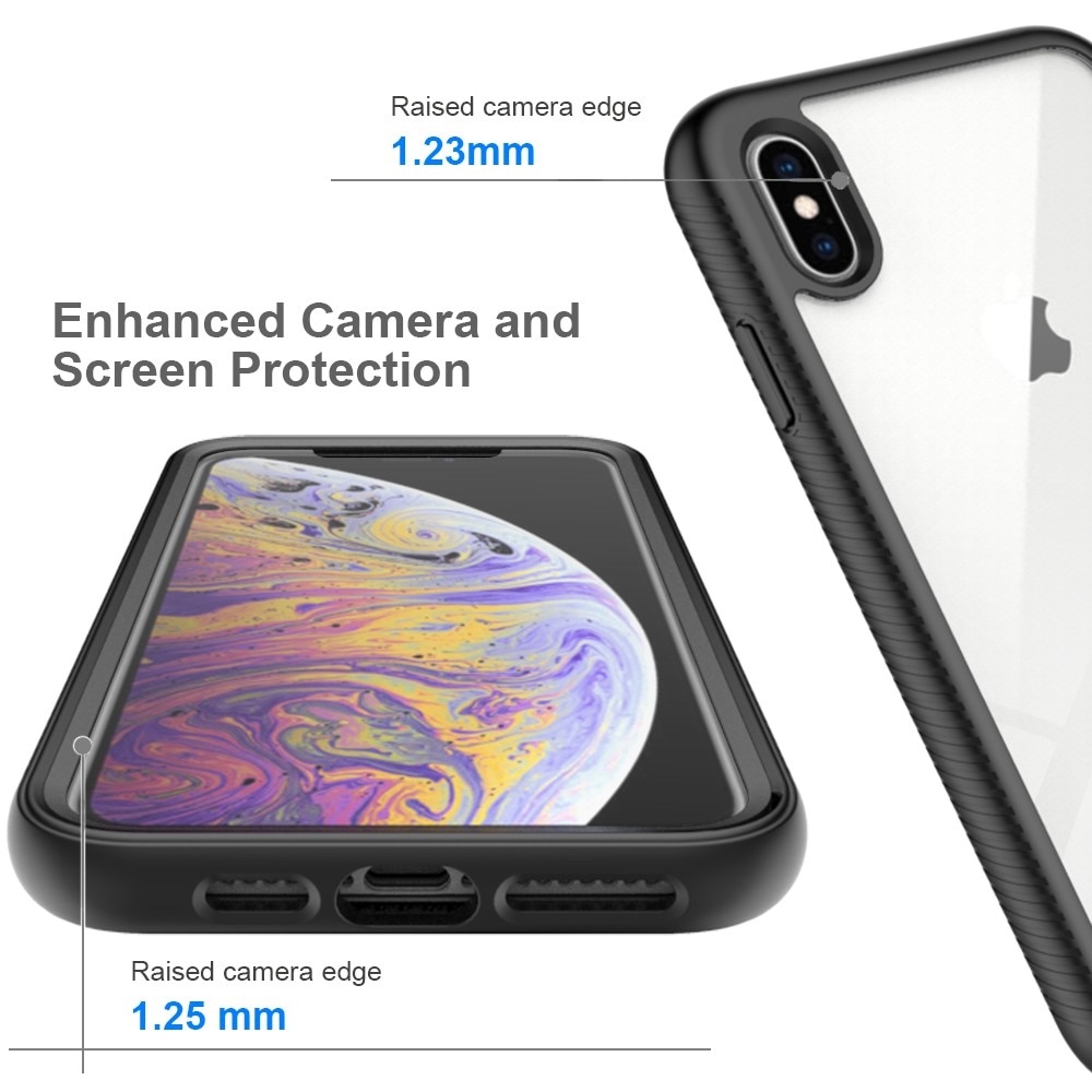 Full Protection Case iPhone Xs Max Svart