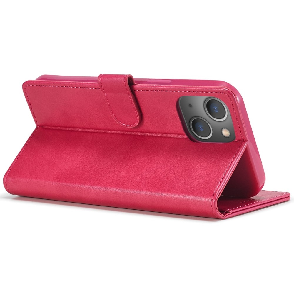 Plånboksfodral iPhone 14 rosa