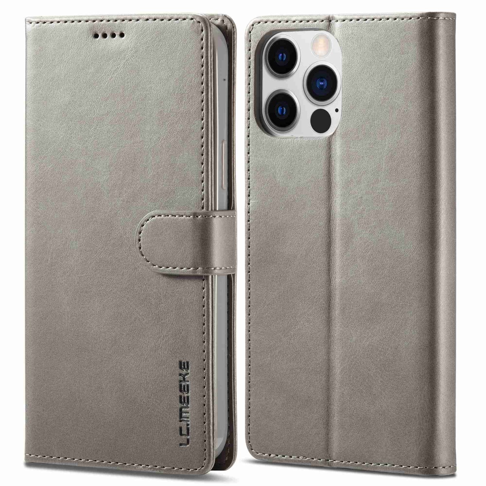Plånboksfodral iPhone 14 Pro grå