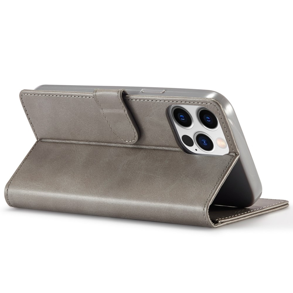 Plånboksfodral iPhone 14 Pro Max grå