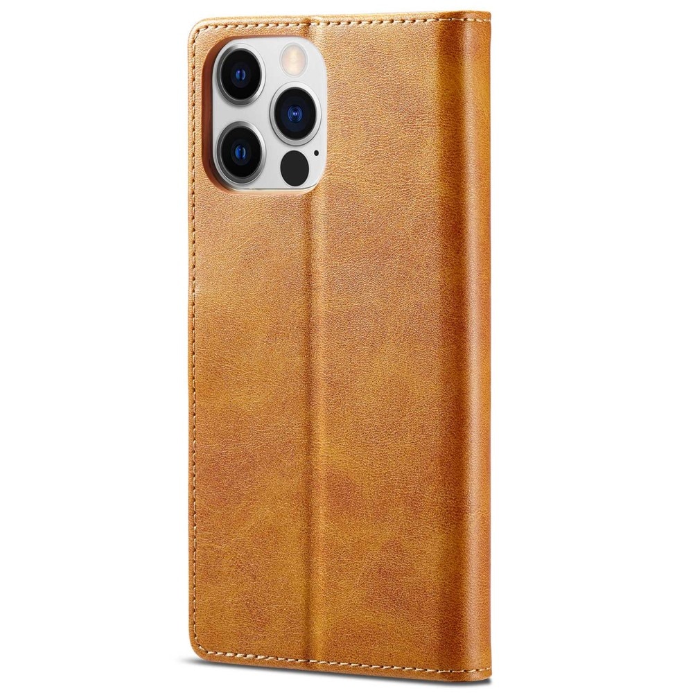 Plånboksfodral iPhone 14 Pro Max cognac