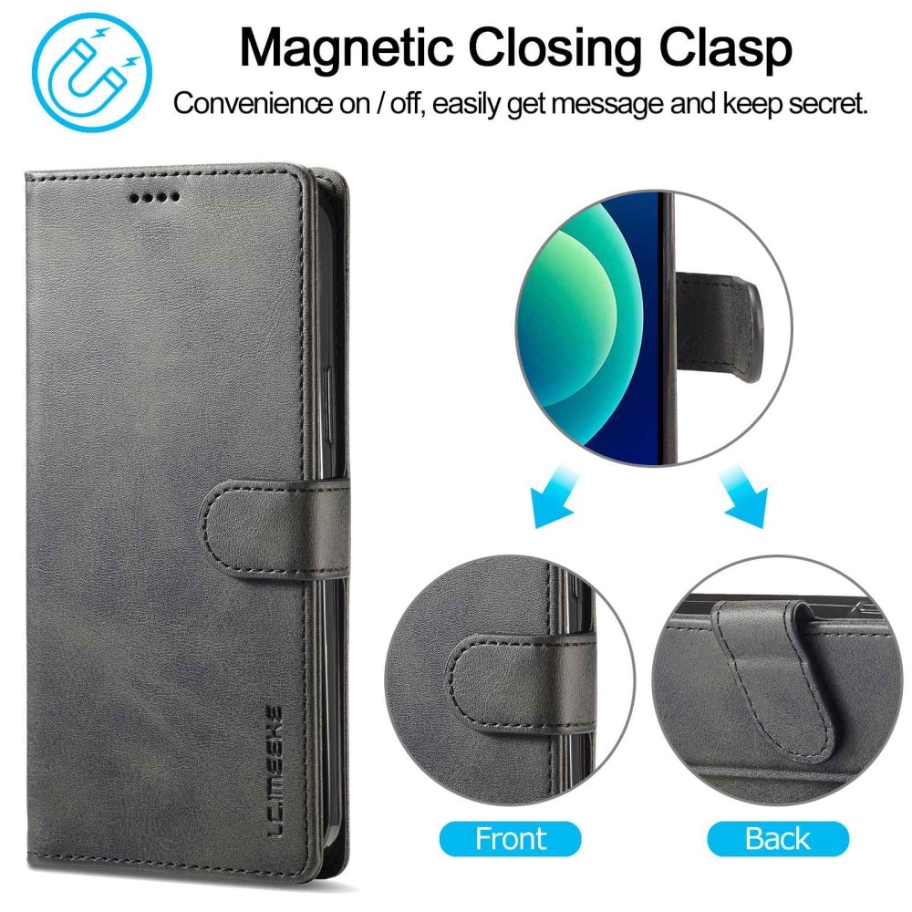 Plånboksfodral iPhone 14 Pro Max mörkgrå