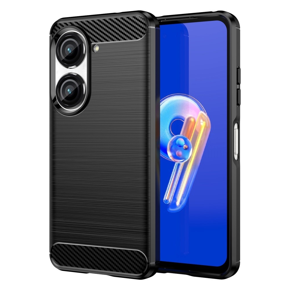 Asus Zenfone 9 Skal TPU Brushed Black