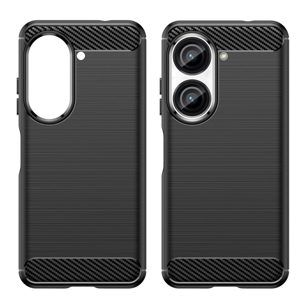 Asus Zenfone 9 Skal TPU Brushed Black