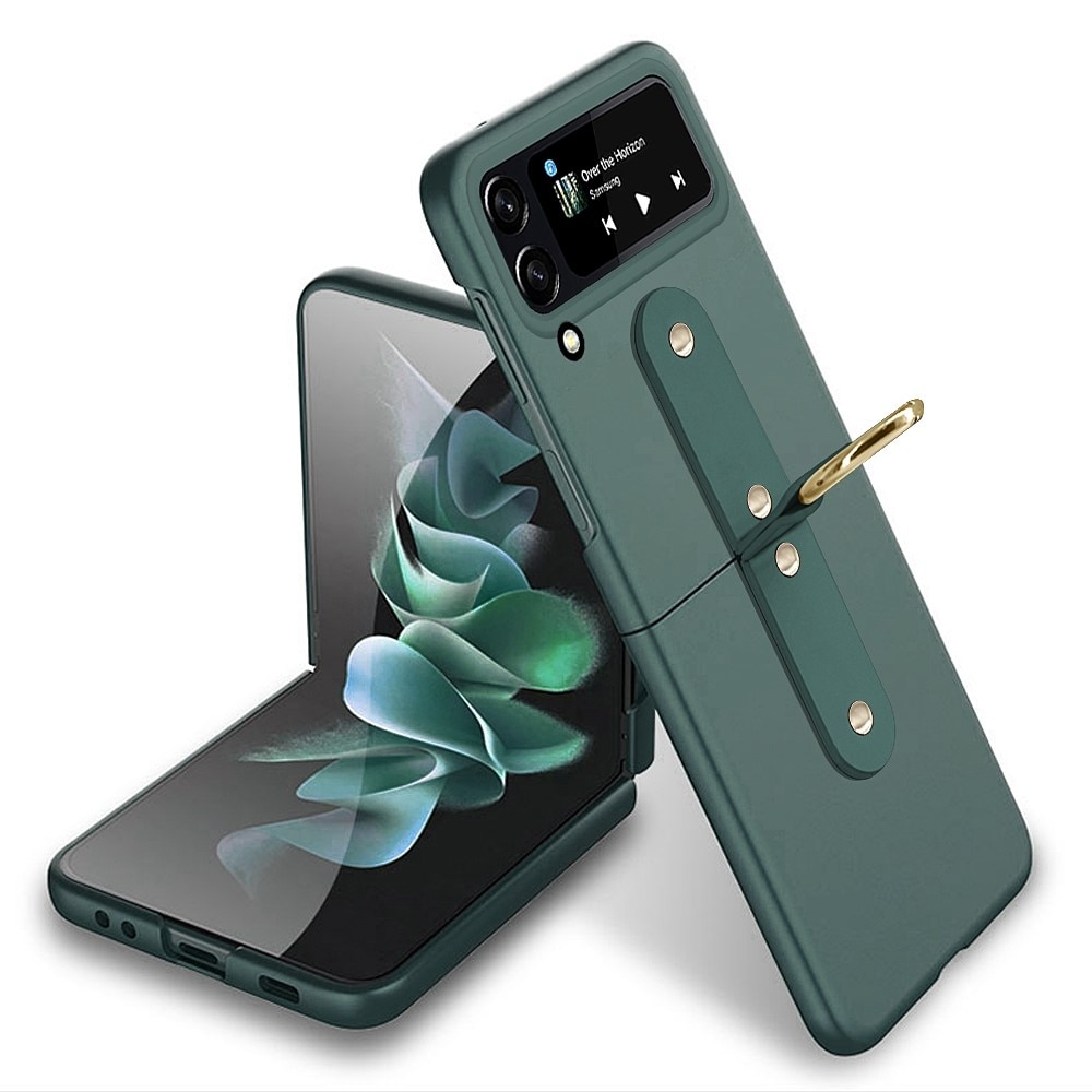 Samsung Galaxy Z Flip 4 skal med ringhållare grön