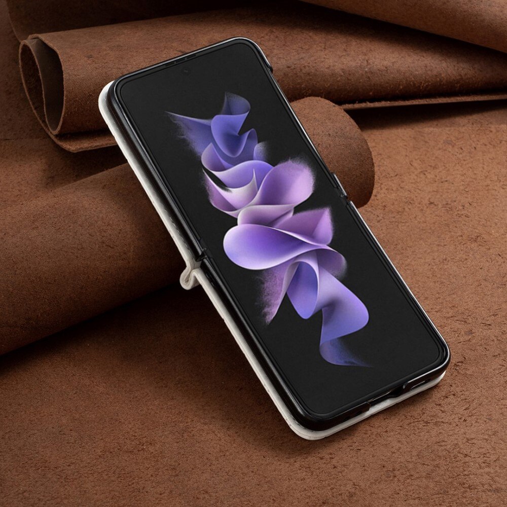 Fodral Samsung Galaxy Z Flip 4 Quilted vit