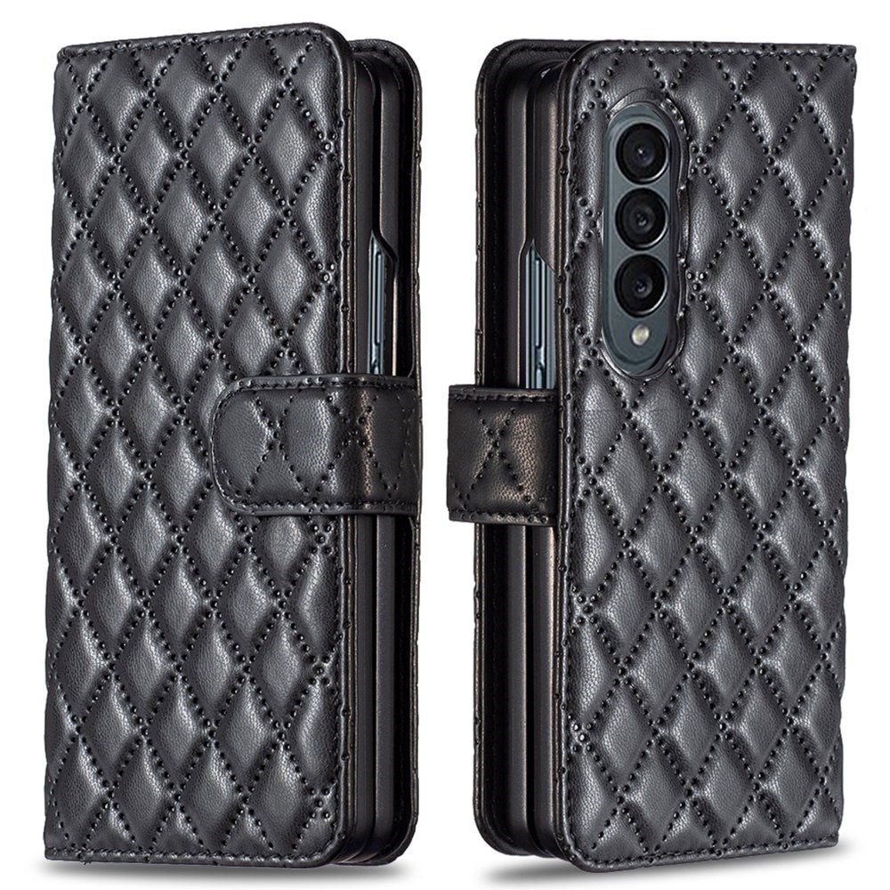 Plånboksfodral Samsung Galaxy Z Fold 4 Quilted svart