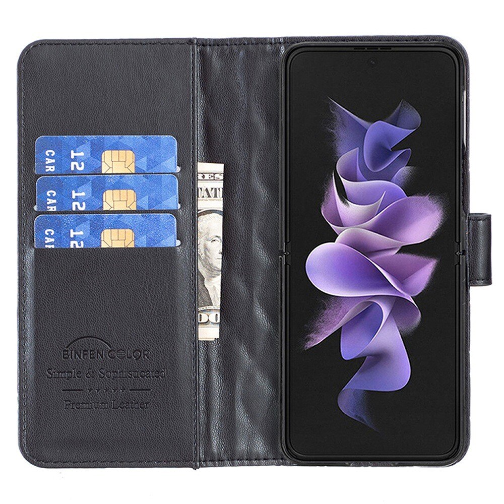 Plånboksfodral Samsung Galaxy Z Fold 4 Quilted svart