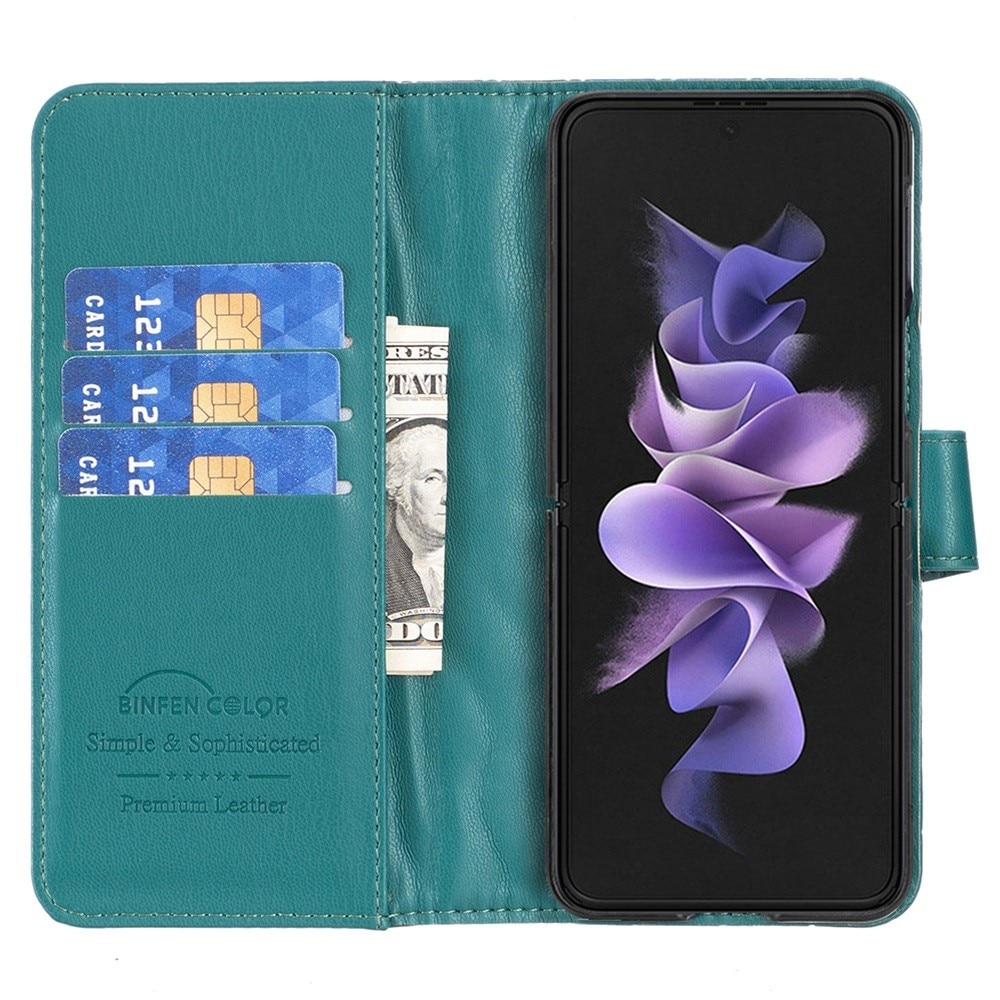 Plånboksfodral Samsung Galaxy Z Fold 4 Quilted grön