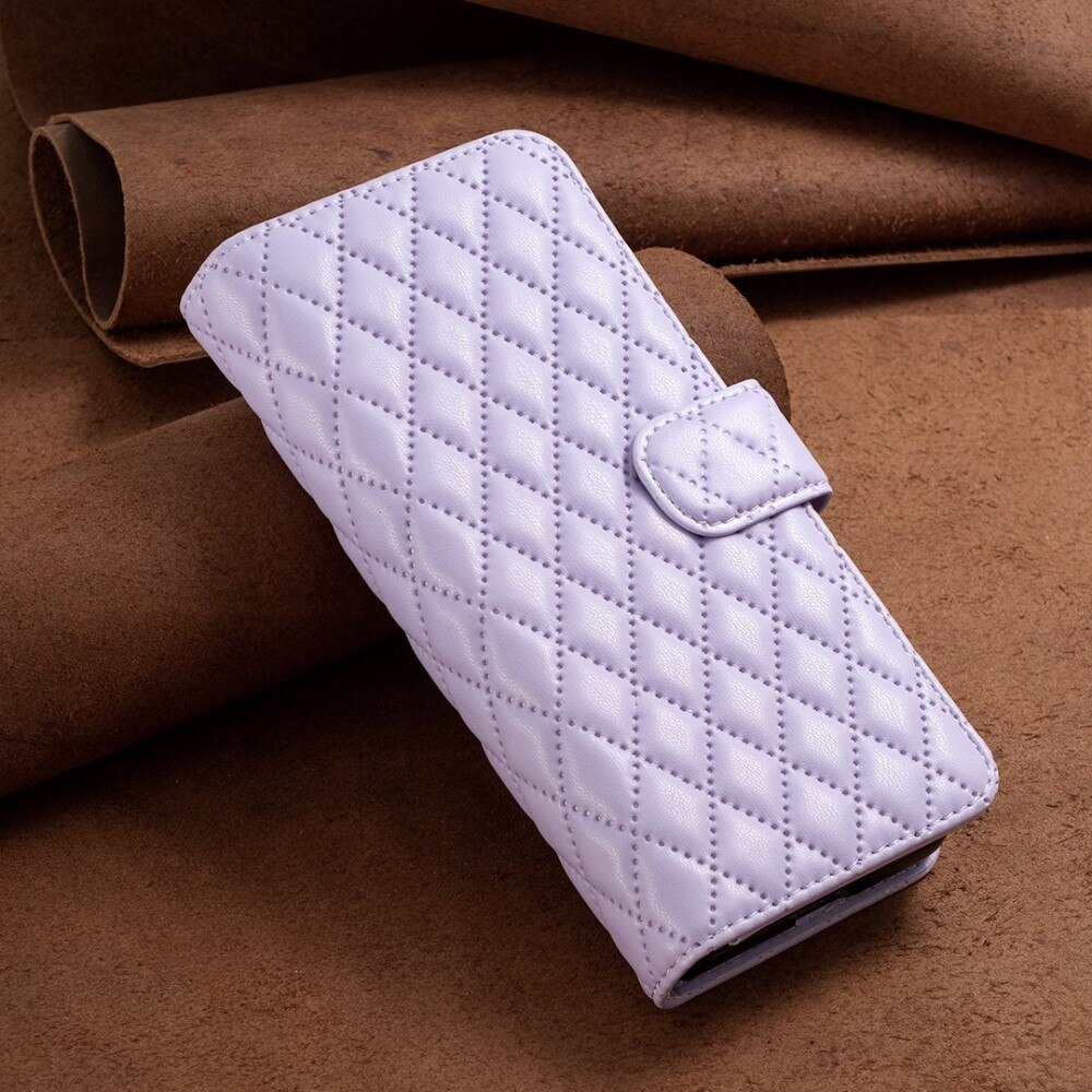 Plånboksfodral Samsung Galaxy Z Fold 4 Quilted lila