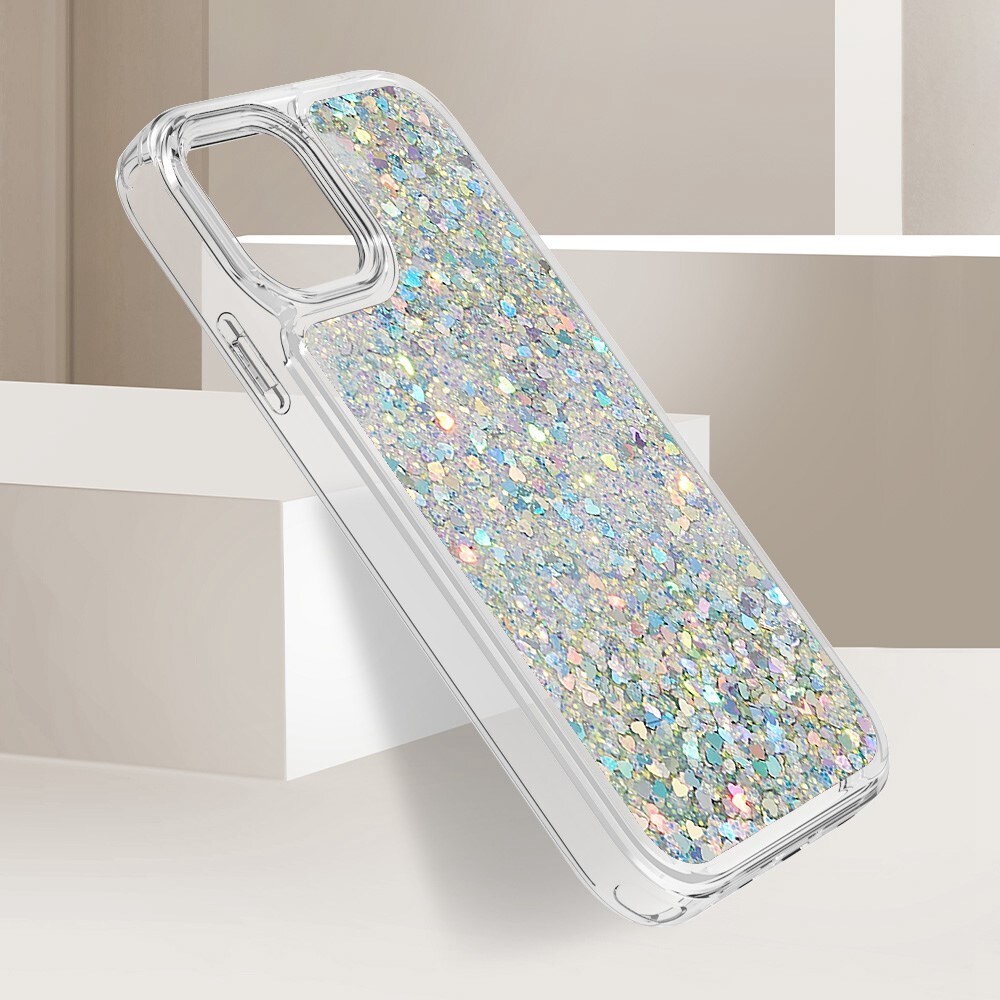 Full Protection Glitter Powder TPU Case iPhone 11 silver