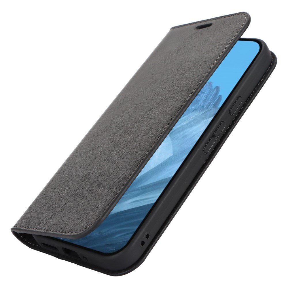 Mobilfodral Äkta Läder Google Pixel 9 Pro XL Svart